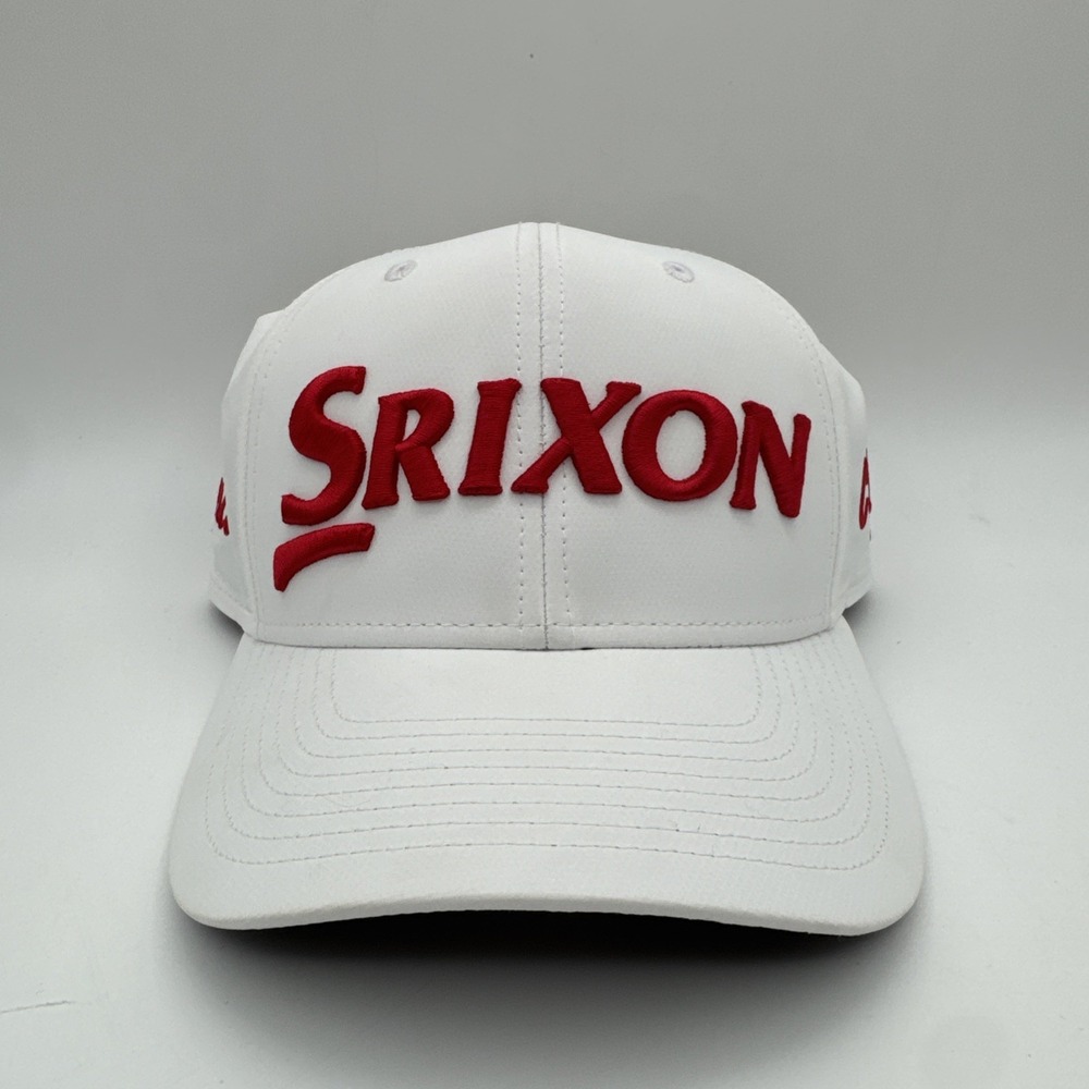 Srixon Cleveland Golf Hat Cap White Red Adjustable